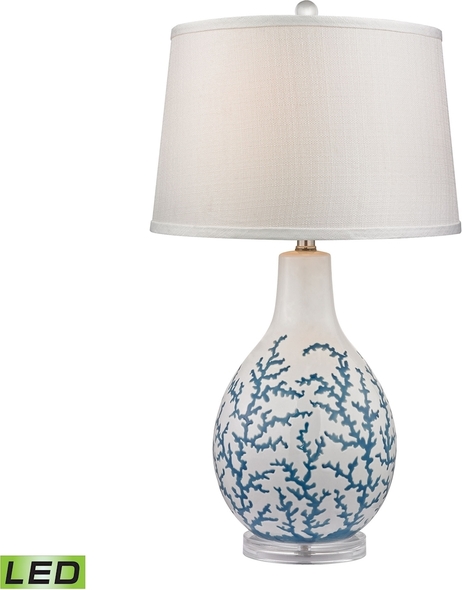  ELK Home Table Lamp Table Lamps Pale Blue, White Transitional