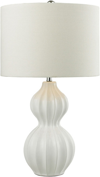 ELK Home Table Lamp Table Lamps Gloss White Transitional