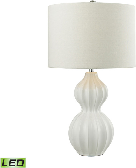 ELK Home Table Lamp Table Lamps Gloss White Transitional