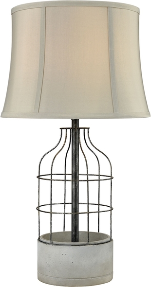 ELK Home Table Lamp Table Lamps Oil Rubbed Bronze, Polished Concrete Transitional