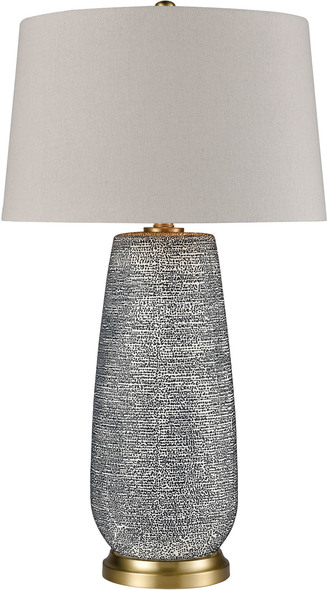  ELK Home Table Lamp Table Lamps Horizon Blue Dot, Brushed Gold Transitional
