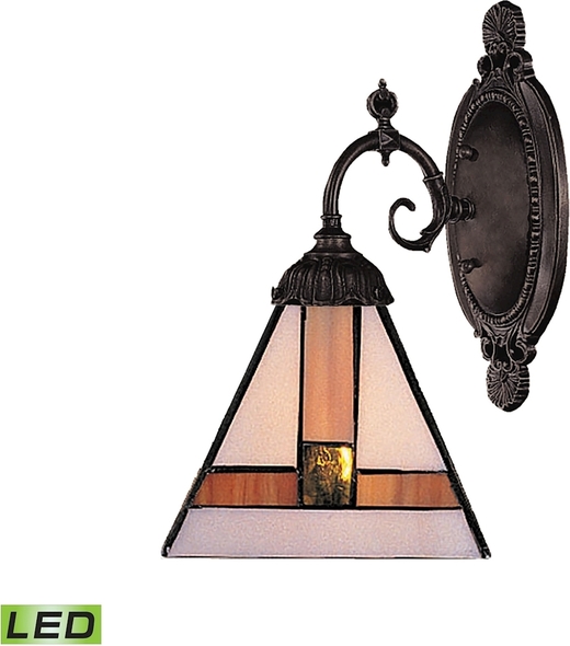 ELK Lighting Sconce Wall Sconces Tiffany Bronze Traditional