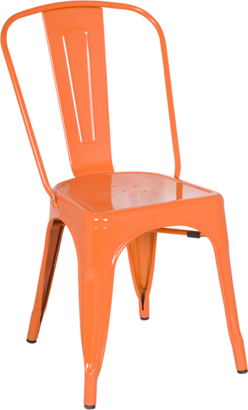 Fine Mod Imports dining chair Dining Room Chairs Orange Contemporary/Modern
