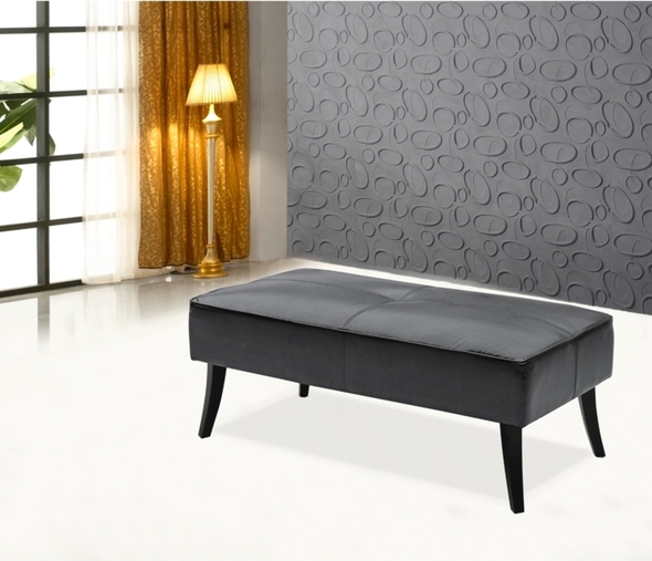  Fine Mod Imports bench Ottomans and Benches Black Contemporary/Modern