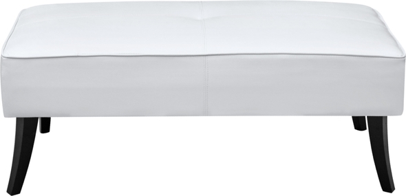 Fine Mod Imports bench Ottomans and Benches White Contemporary/Modern