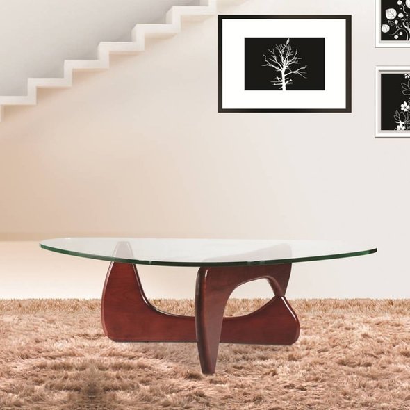 Fine Mod Imports coffee table Coffee Tables Cherry Contemporary/Modern