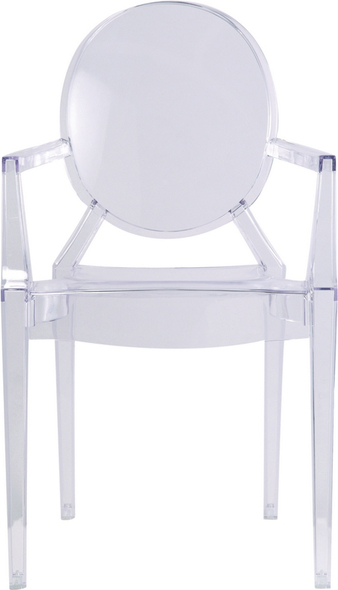 Fine Mod Imports dining chair Dining Room Chairs Clear Contemporary/Modern
