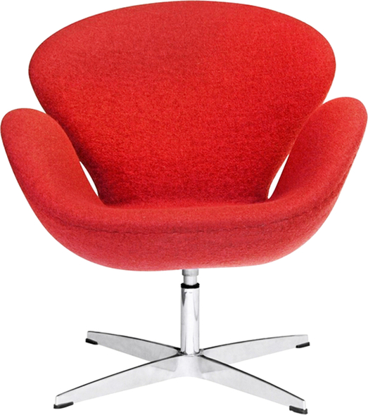  Fine Mod Imports accent Chairs Orange Contemporary/Modern