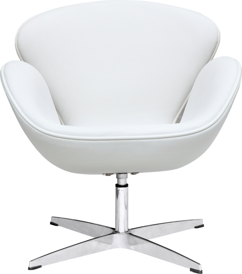  Fine Mod Imports accent Chairs White Contemporary/Modern