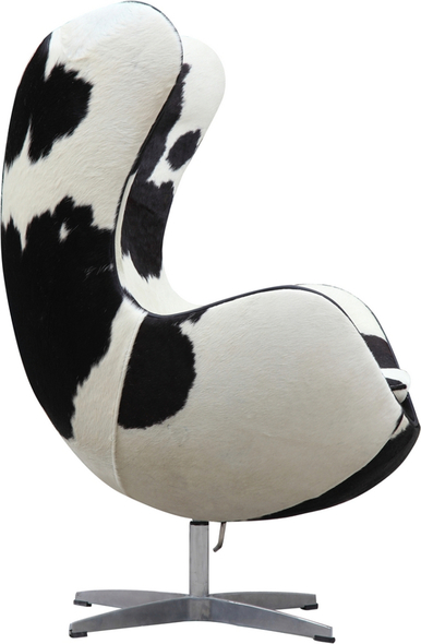 Fine Mod Imports lounge Chairs Black and White Contemporary/Modern