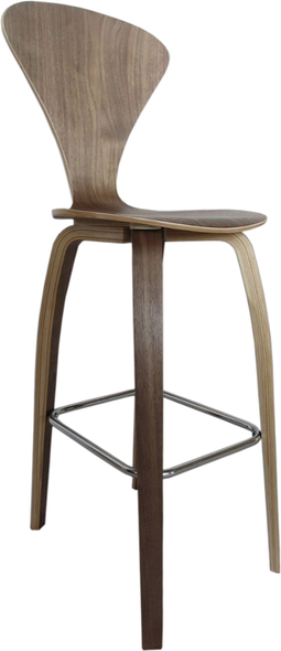 Fine Mod Imports bar stool Bar Chairs and Stools Walnut Contemporary/Modern