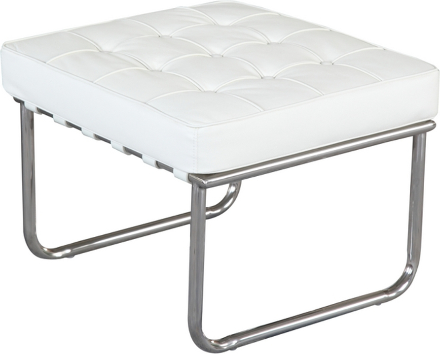 Fine Mod Imports ottoman Ottomans and Benches White Contemporary/Modern