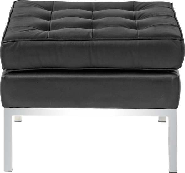  Fine Mod Imports ottoman Ottomans and Benches Black Contemporary/Modern