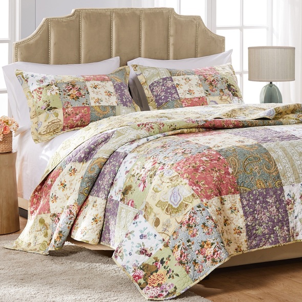 Greenland Home Fashions Quilt Set Quilts-Bedspreads and Coverlets Multi