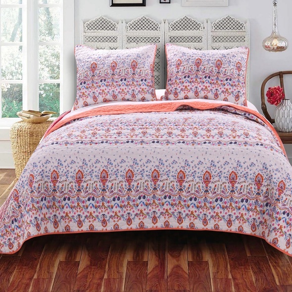 Greenland Home Fashions Quilt Set Quilts-Bedspreads and Coverlets Multi