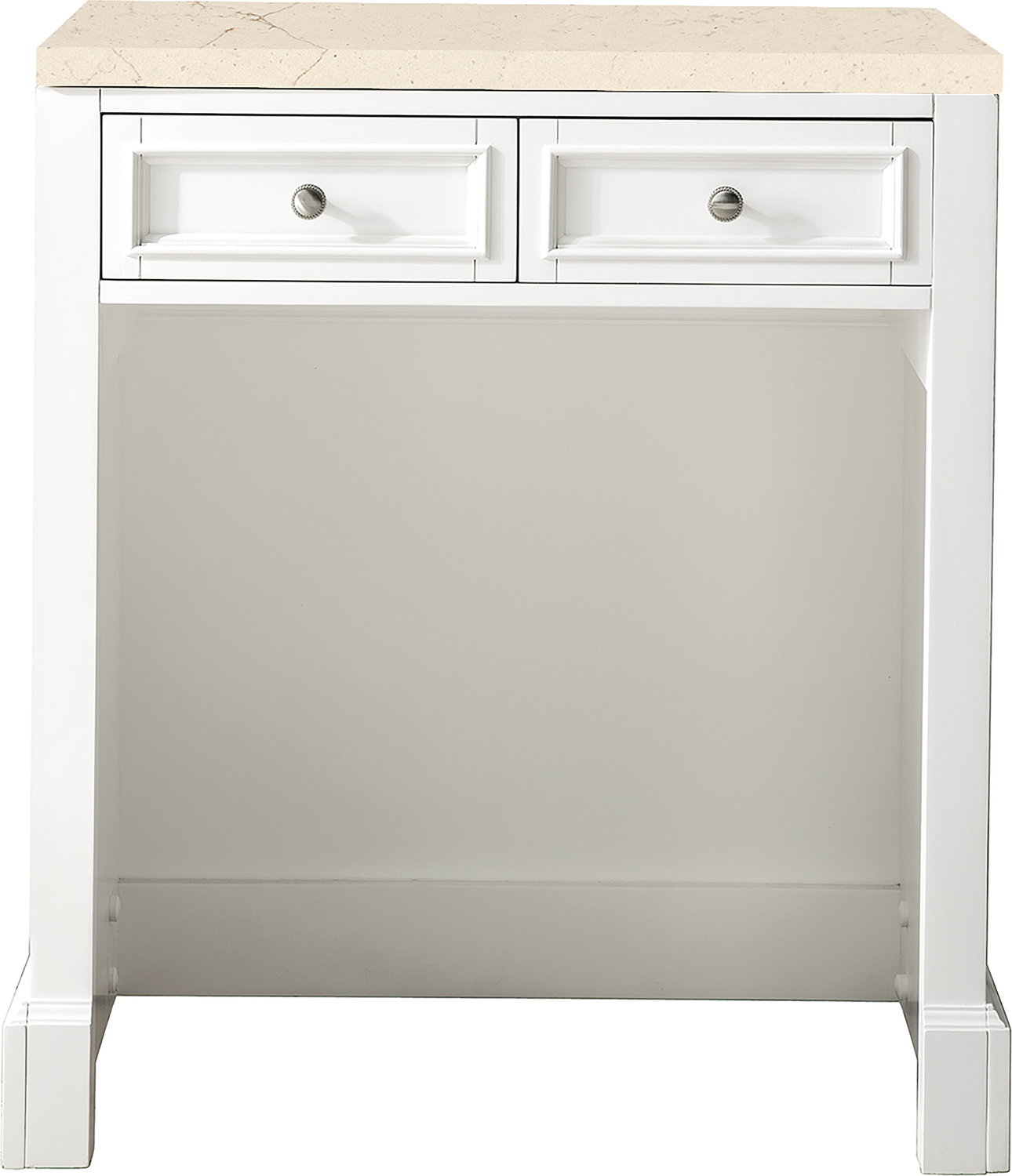  James Martin Countertop Unit Storage Cabinets Bright White