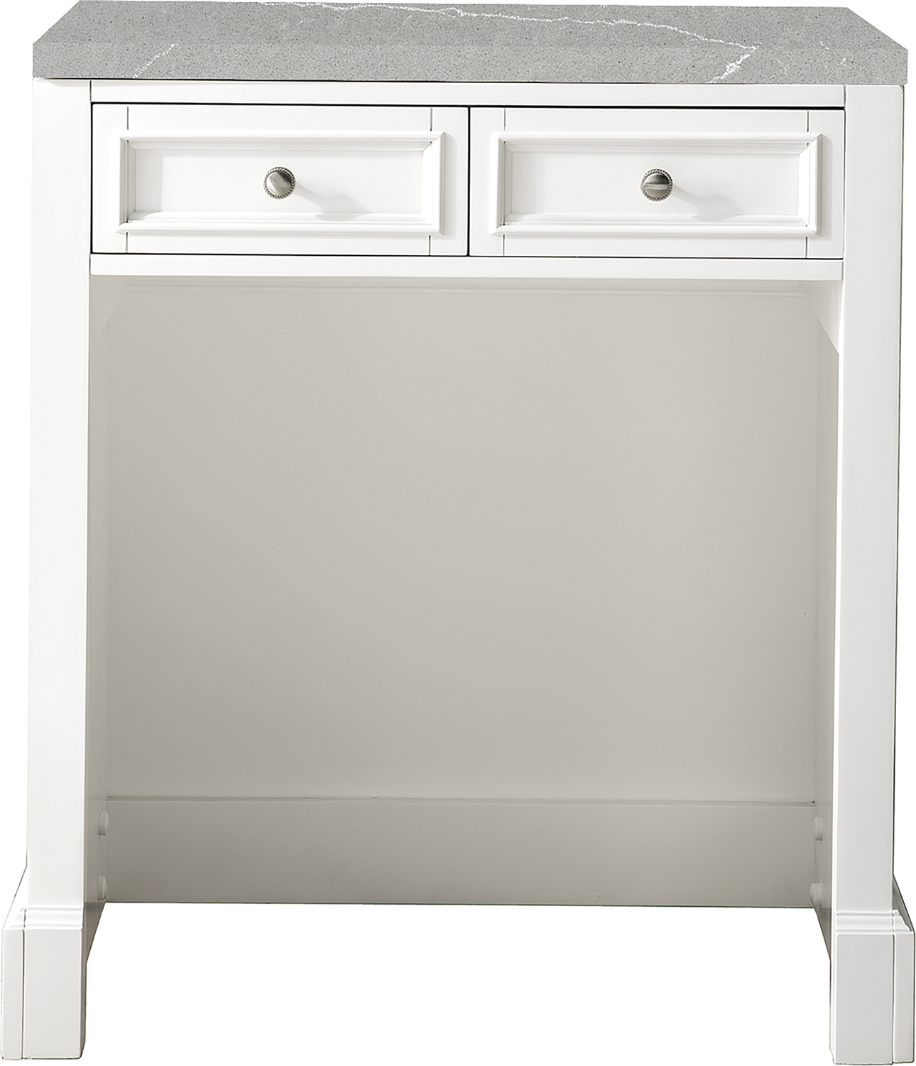 James Martin Countertop Unit Storage Cabinets Bright White