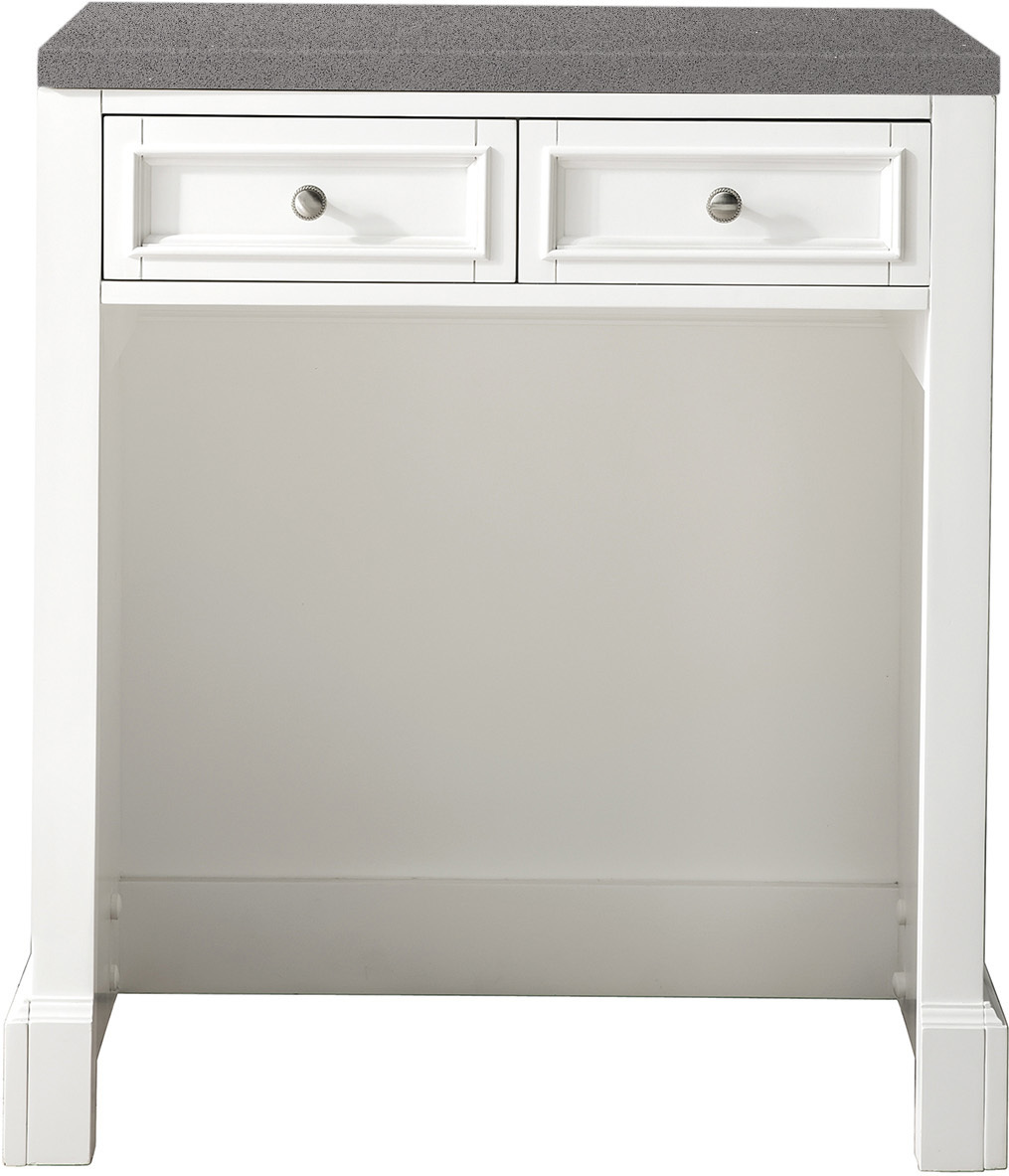  James Martin Countertop Unit Storage Cabinets Bright White