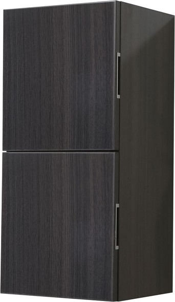 KubeBath Storage Cabinets High Gloss Gray Oak