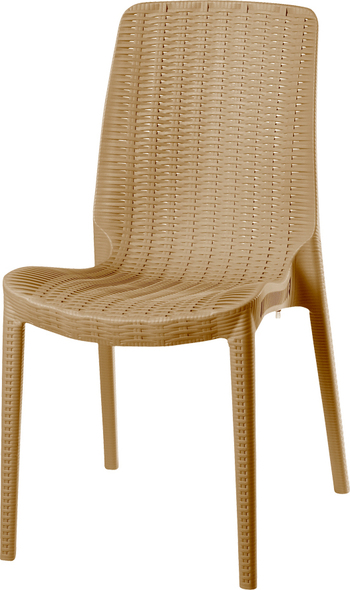 Lagoon Furniture Outdoor Rattan Chair Outdoor Chairs and Stools Tan