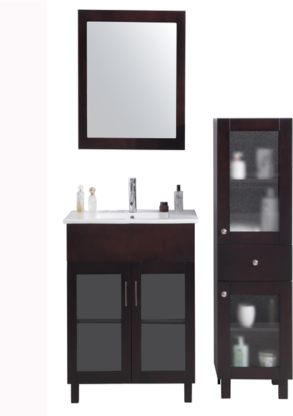 Laviva Vanity + Countertop Bathroom Vanities Brown Contemporary/Modern