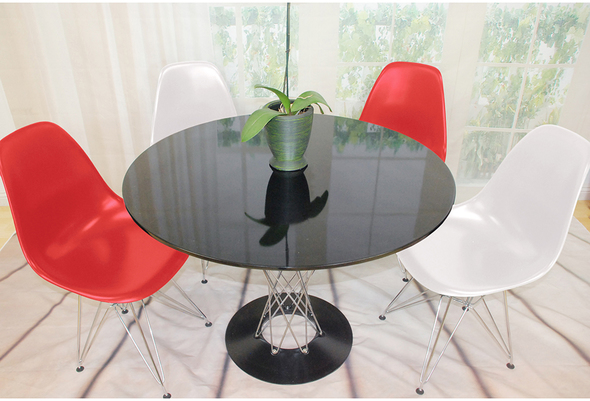 ModMade 1 Table Top Dining Room Sets Black/White/Red