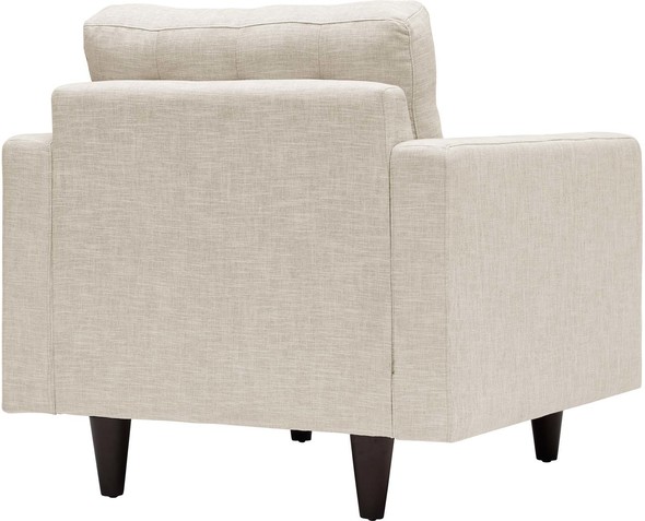 Modway Furniture Sofas and Armchairs Chairs Beige