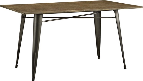 Modway Furniture Bar and Dining Tables Dining Room Tables Brown