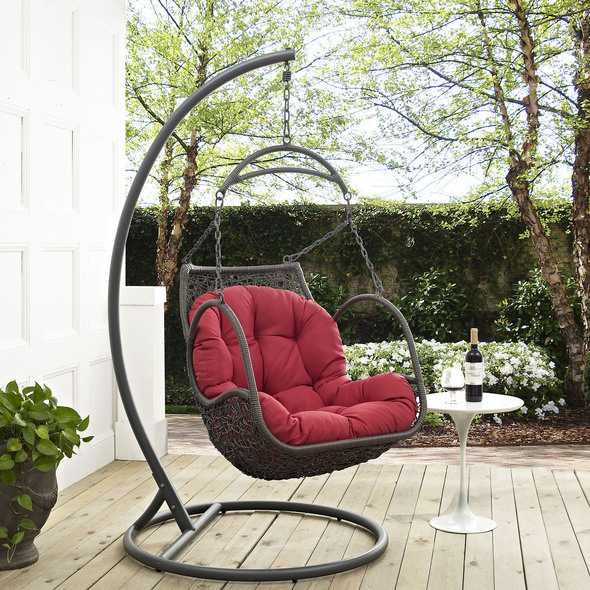  Modway Furniture Daybeds and Lounges Outdoor Chairs and Stools Red