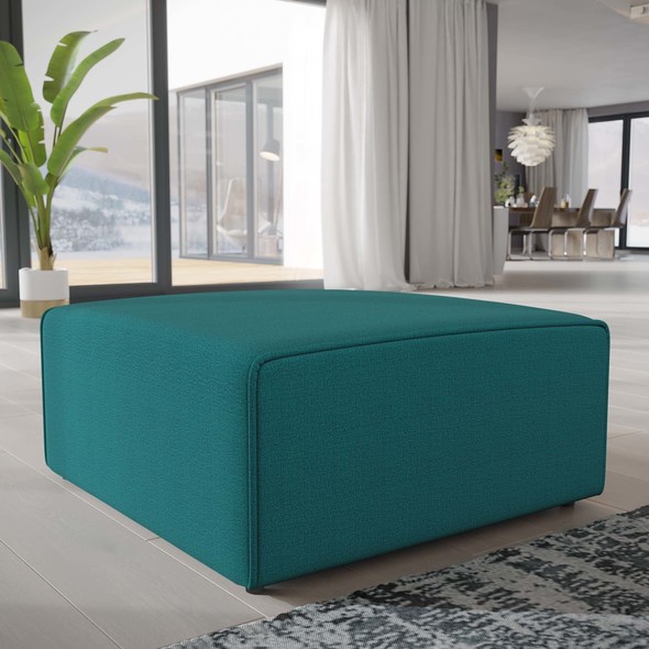 Modway Furniture Sofas and Armchairs Ottomans and Benches Teal
