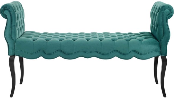  Modway Furniture Benches and Stools Ottomans and Benches Teal