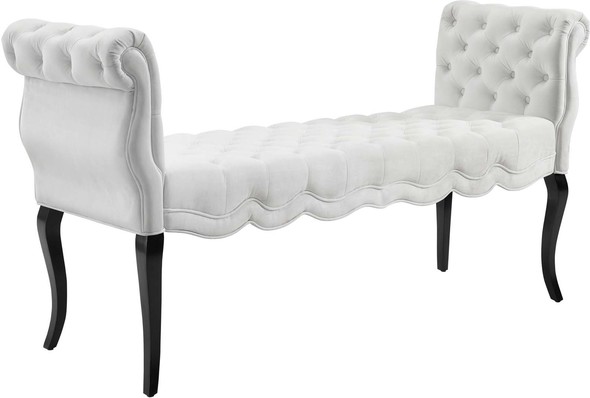 Modway Furniture Benches and Stools Ottomans and Benches White