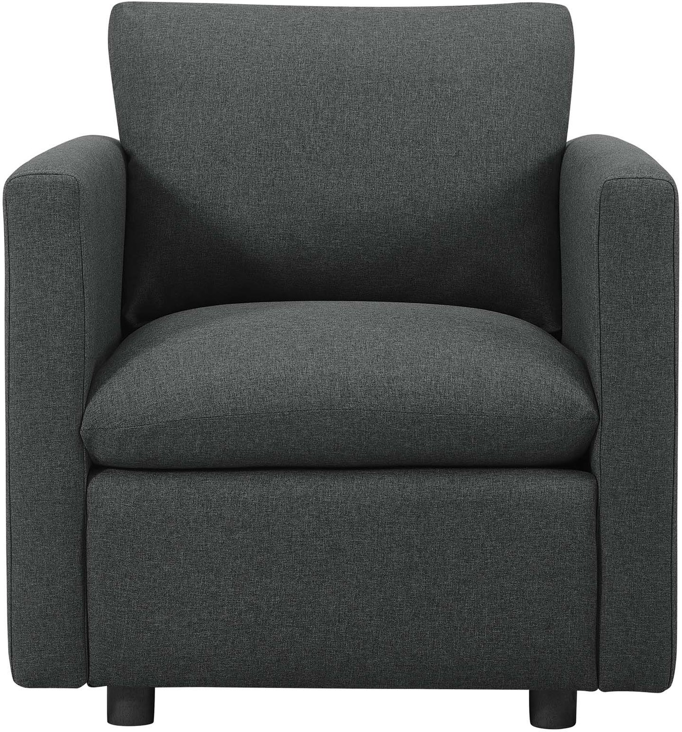  Modway Furniture Sofas and Armchairs Chairs Gray