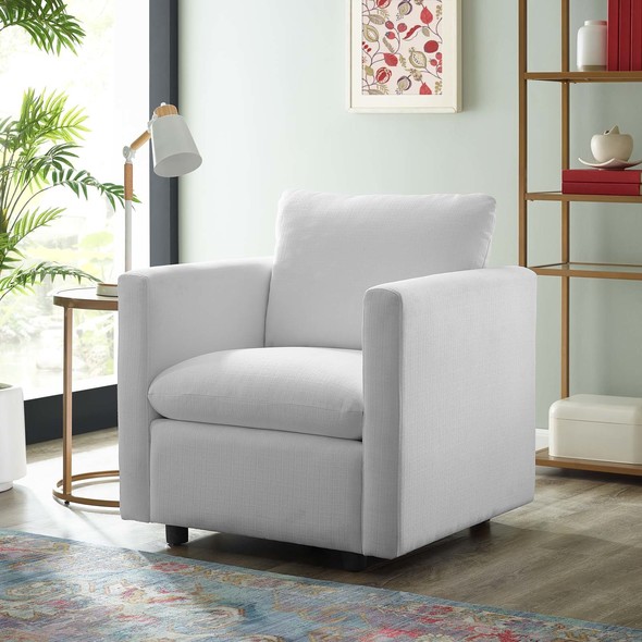 Modway Furniture Sofas and Armchairs Chairs White