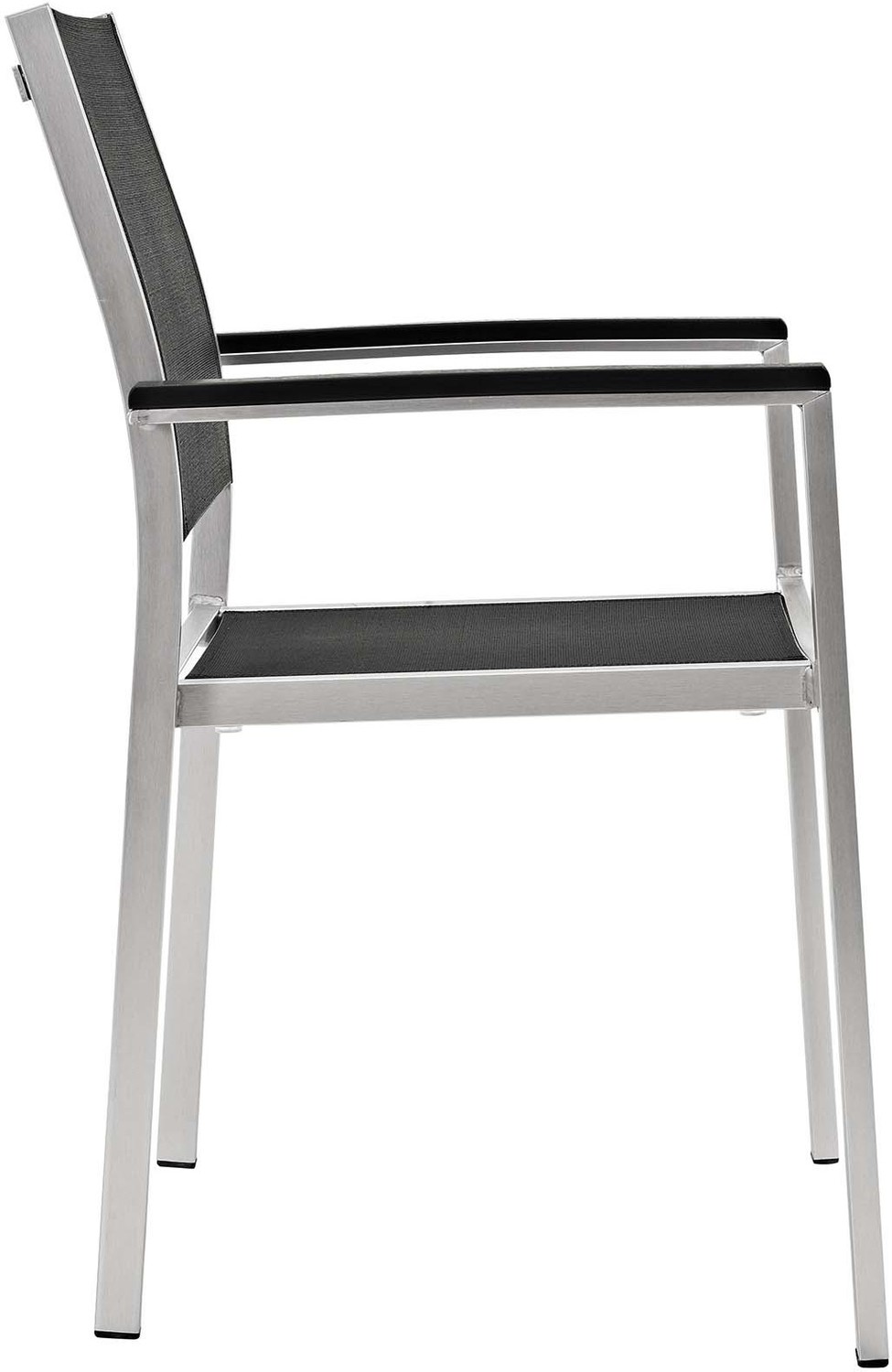 Modway Furniture Dining Sets Dining Room Chairs Silver Black