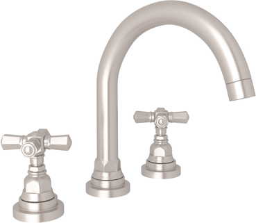Rohl Lavatory Faucet Bathroom Faucets SATIN NICKEL Transitional