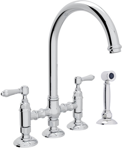  Rohl Kitchen Faucet Kitchen Faucets Polished Chrome Traditional