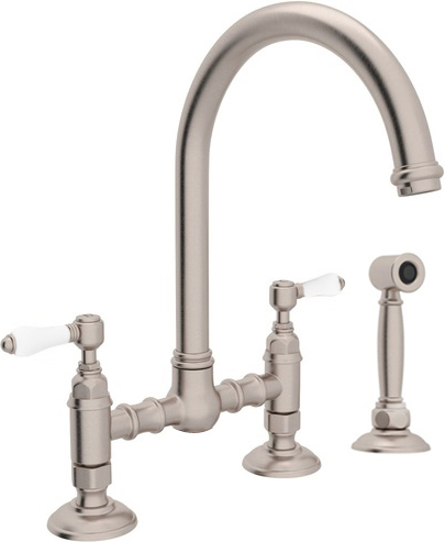 Rohl Kitchen Faucet Kitchen Faucets Satin Nickel Traditional