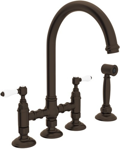 Rohl Kitchen Faucet Kitchen Faucets Tuscan Brass Traditional