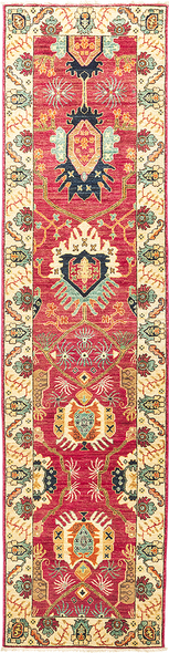 Solo Rugs PAK ECLECTIC Rugs Red Eclectic; 9x2