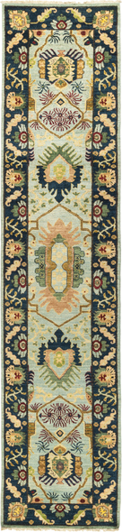  Solo Rugs PAK ECLECTIC Rugs Green Eclectic; 12x2