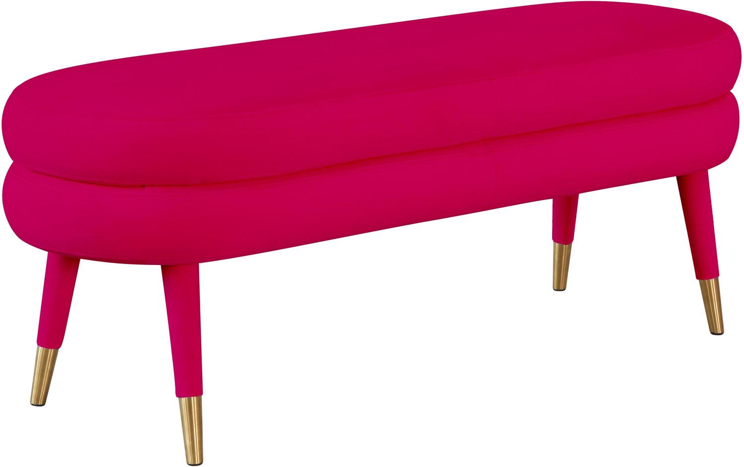 Tov Furniture Benches Ottomans and Benches Pink