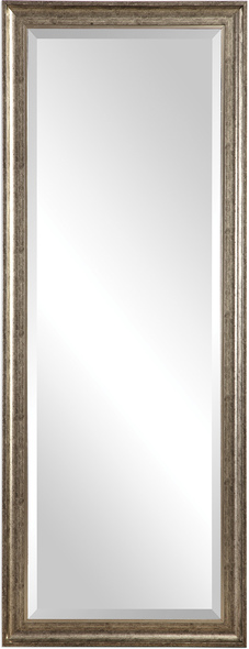  Uttermost Burnished Silver Mirror Mirrors This Versatile Piece Features A Sloped Surface With A Metallic, Burnished Silver Wrapped Finish, Accented With A Coordinating Brighter Silver Inner Edge.