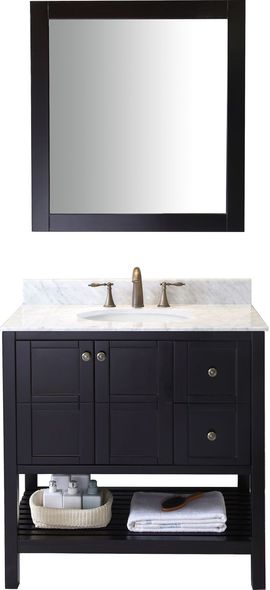 vanity cabinet and top Virtu Bathroom Vanity Set Bathroom Vanities Dark Transitional