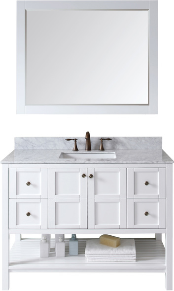 sink vanity faucet Virtu Bathroom Vanity Set Bathroom Vanities Light Transitional