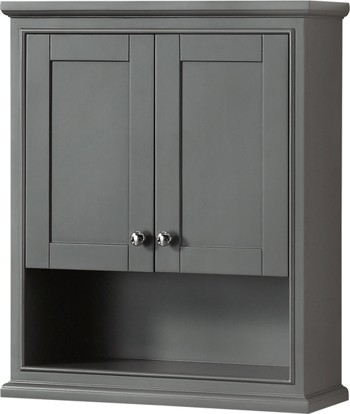  Wyndham Wall Cabinet Storage Cabinets Dark Gray