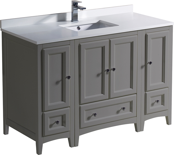 double vanity sink for bathroom Fresca Bathroom Vanities Gray
