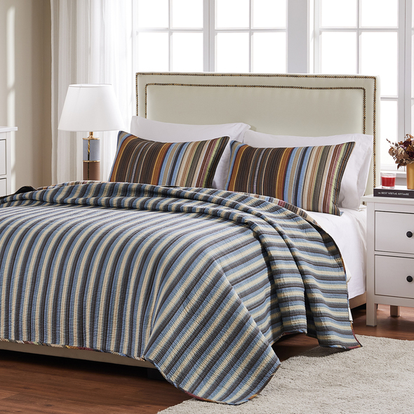 Greenland Home Fashions Quilt Set Quilts-Bedspreads and Coverlets Earth