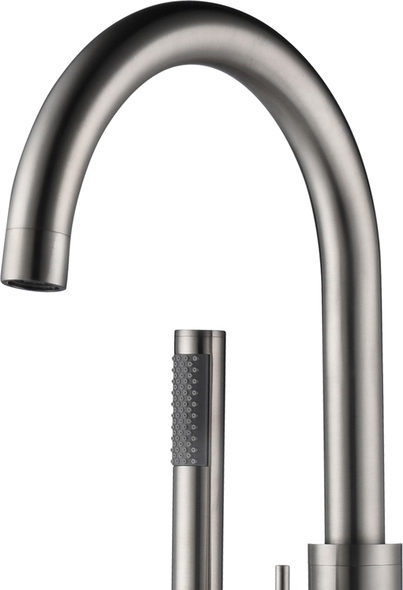  Pulse Clawfoot Freestanding Tub Faucets Brushed Nickel