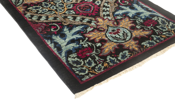 Solo Rugs PAK ECLECTIC Rugs Black Eclectic; 15x2